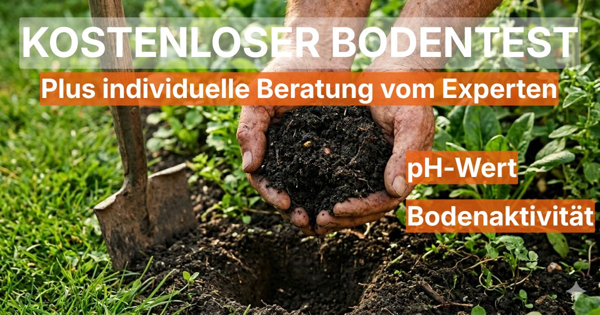 Bodentest und Beratung am 11. April