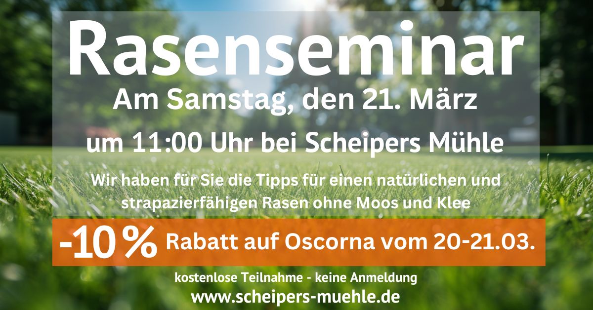 Frühjahrs Rasenseminar