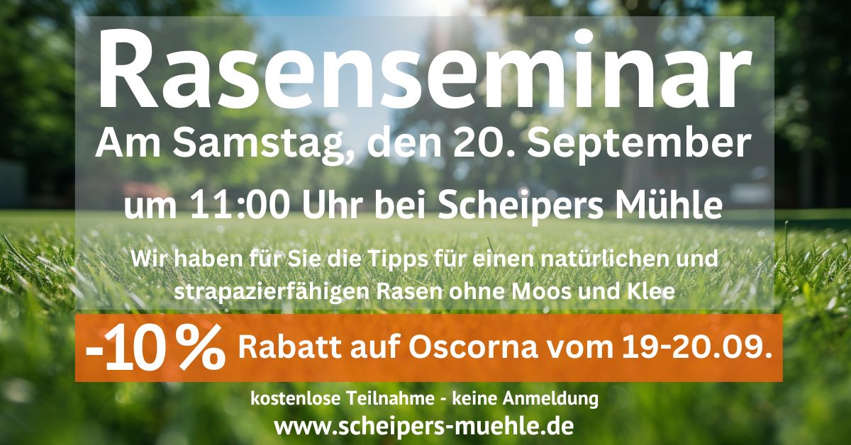 Herbst Rasenseminar