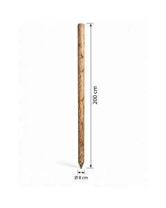 Baumpfahl Ø 8 cm, L 200 cm