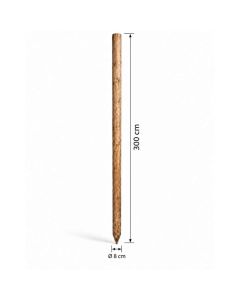 Baumpfahl Ø 8 cm, L 300 cm