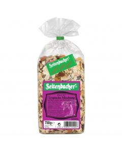 Seitenbacher Müsli Tropische Mischung 907 in der 750-g-Packung – Früchtemüsli mit exotischen Früchten