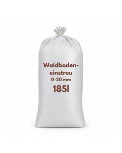 Waldboden Holzhackschnitzel Einstreu für Pferde Hühner 185l Sack