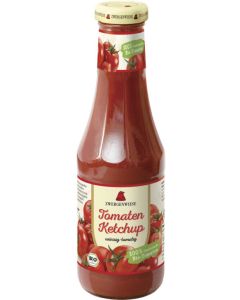 Zwergenwiese Tomaten Ketchup 500 ml in der Glasflasche – Bio Ketchup aus italienischen Tomaten