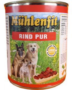 Mühlenfit f. Hunde Rind 800g