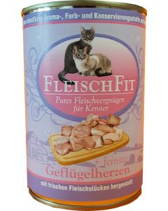 Fleischfit+fein. Geflügelherzen 400g (K)