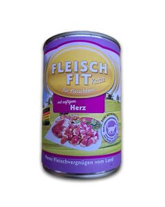 Fleischfit mit saftigem Herz 400g Katzenfutter