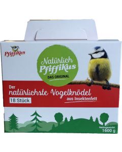 Pfiffikus Vogelknödel aus Insektenfett 18 Stück Meisenknödel