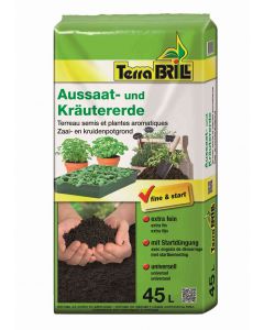 Terra Brill Aussaaterde+Kräutererde 45l