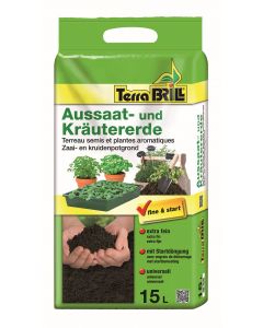 Terra Brill Aussaat + Kräutererde 15 l