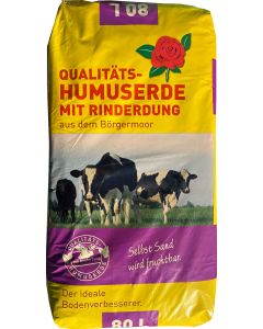 Kordes Humuserde m. Rinderdung 80l