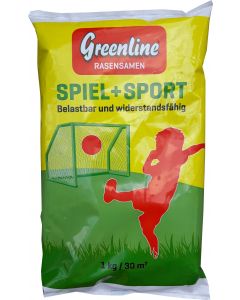 Rasensamen Greenline Spiel + Sport 1 kg