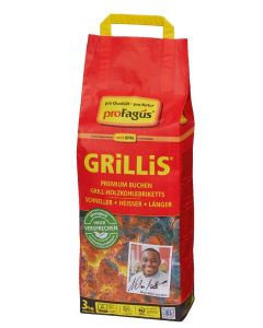 GRiLLiS Holzkohlenbriketts 3 kg