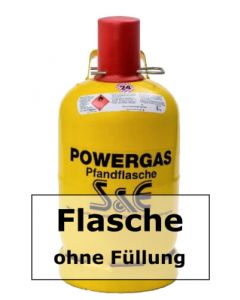 Propangas-Flasche 5kg / gelb