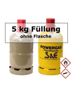Propangas Füllung 5 kg