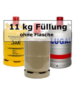 11kg - Füllung Propangas