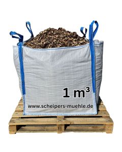 Mulchhäcksel 0-50mm 1000l Big Bag auf Palette