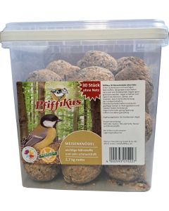 Pfiffikus Meisenknödel ohne Netz 30 Stück im Eimer