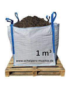 Rindenhumus 1000l Big Bag auf Palette