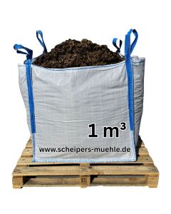 Rindenmulch fein 0-30mm 1000l Big Bag auf Palette
