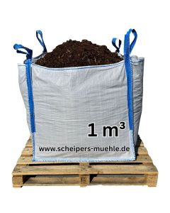 Rindenmulch mittel 0-40mm 1000l Big Bag auf Palette