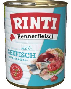 RINTI Kennerfleisch Seefisch 800g - Hundefutter mit Seefisch