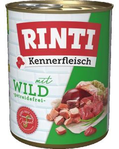RINTI Kennerfleisch Wild 800g - Hundefutter mit Wild