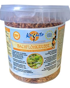 Koihito Bachflohkrebse 875ml Natursnacks für Koi