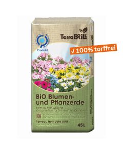 Terra Brill Bio Blumen- und Pflanzerde 45l
