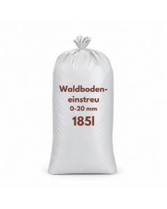 Waldboden Holzhackschnitzel Einstreu für Pferde Hühner 185l