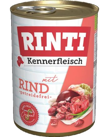 RINTI Kennerfleisch Rind 800g - Hundefutter mit Rindfleisch