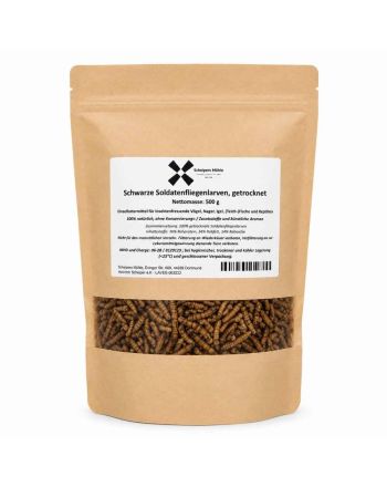 Scheipers Mühle Soldatenfliegenlarven getrocknet 500g