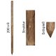 Baumpfahl Ø 8 cm, L 200 cm