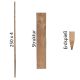 Baumpfahl Ø 4 cm, L 250 cm