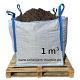 Rindenhumus 1000l Big Bag auf Palette