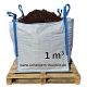 Rindenmulch mittel 0-40mm 1000l Big Bag auf Palette